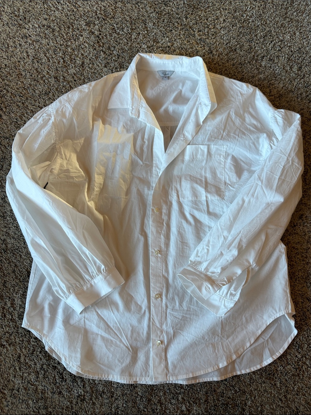 Rails White Button-Down Shirt